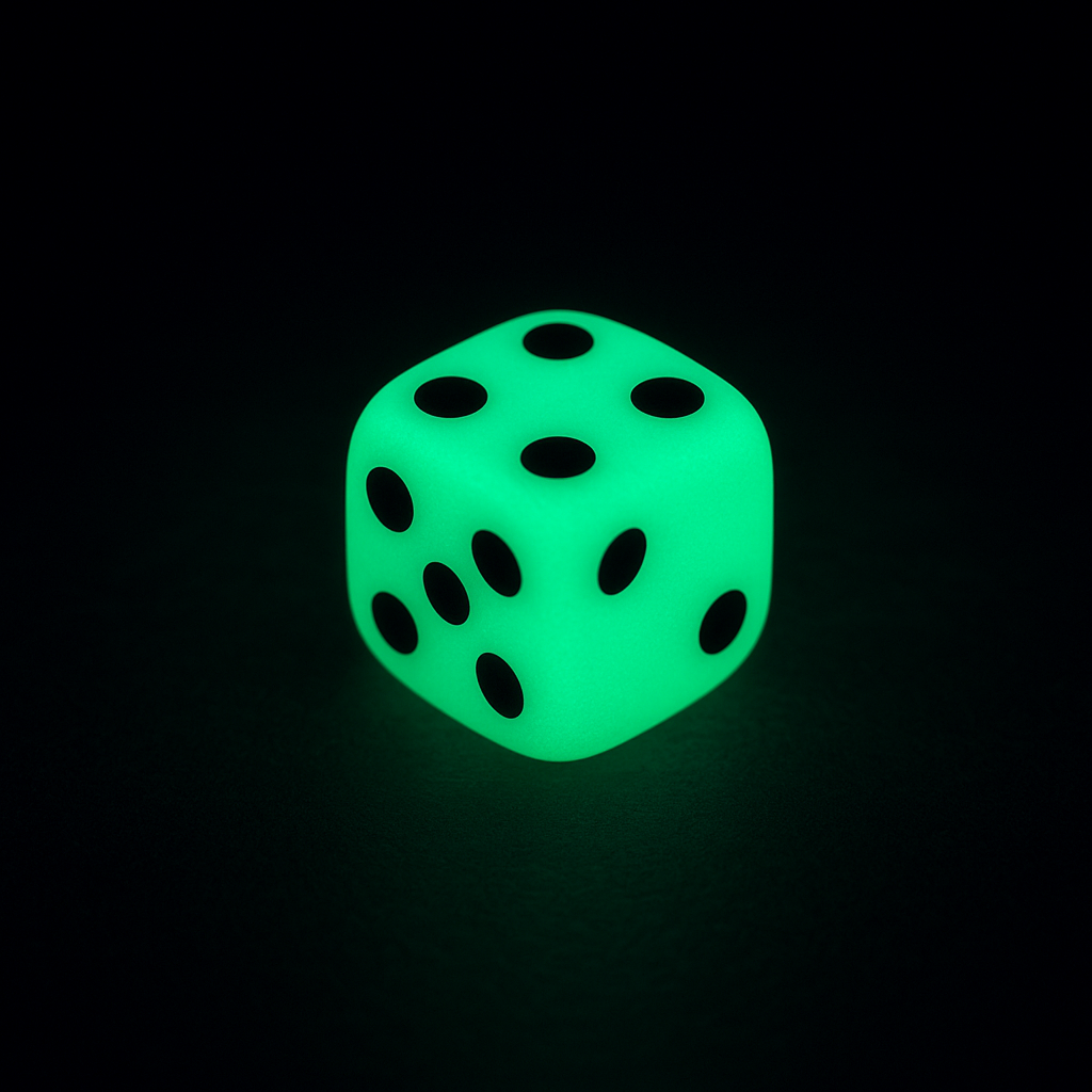 Glow in the Dark Dice - 10 Pack