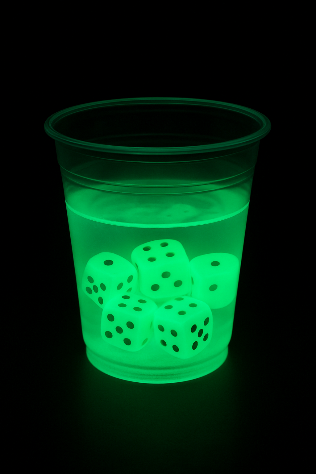 Glow in the Dark Dice - 10 Pack