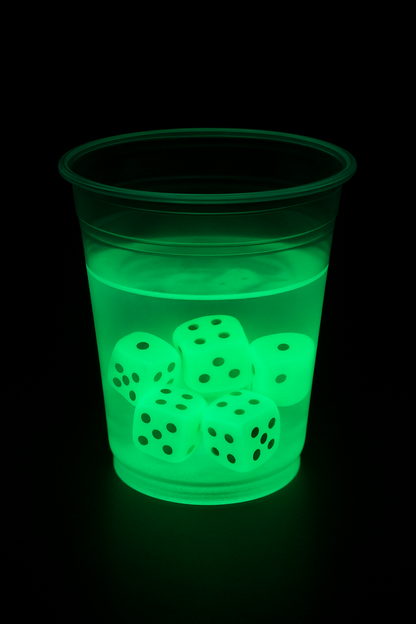 Glow in the Dark Dice - 10 Pack